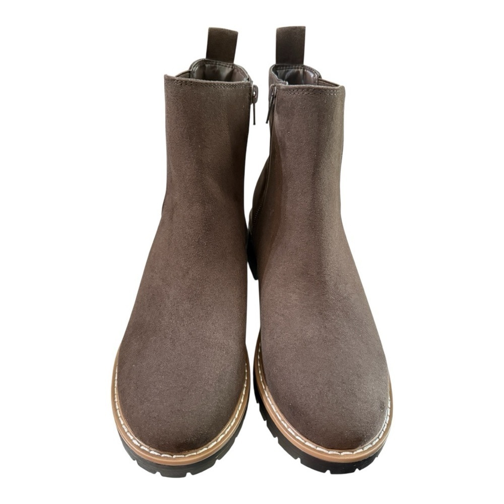 Kensie Brown Chelsea Ankle Boots – Size 8